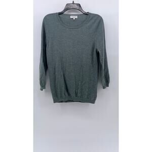 ERIC BOMPARD Men's Gray Cashmere Crewneck Knit Pullover Classic Sweater SZ M